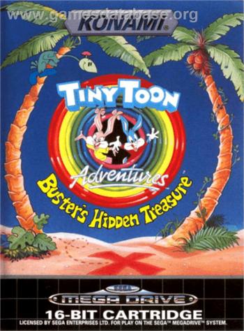 Cover Tiny Toon Adventures - Buster's Hidden Treasure for Genesis - Mega Drive